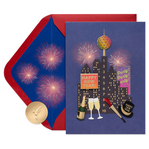 Amazing and Happy New Years Greeting Card