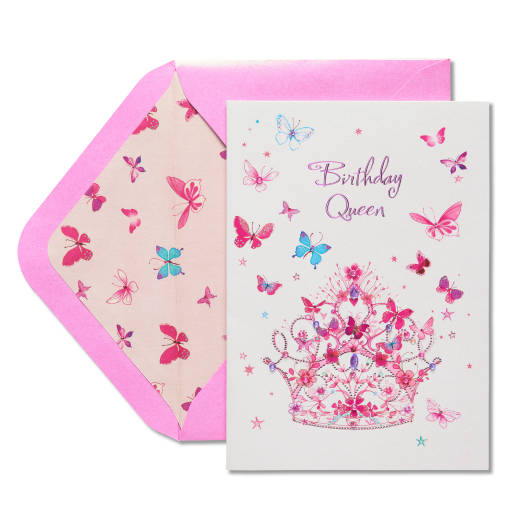 Tiara Birthday Greeting Card