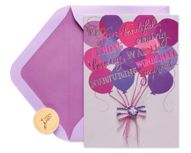 Celebrating You Birthday Greeting Card for Mom