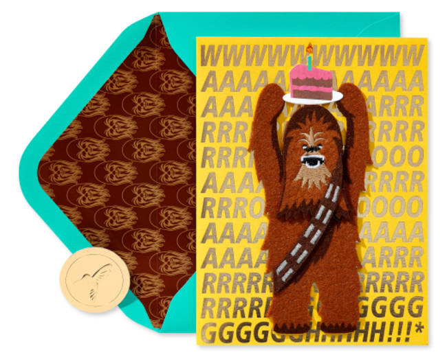 Chewie Birthday Greeting Card