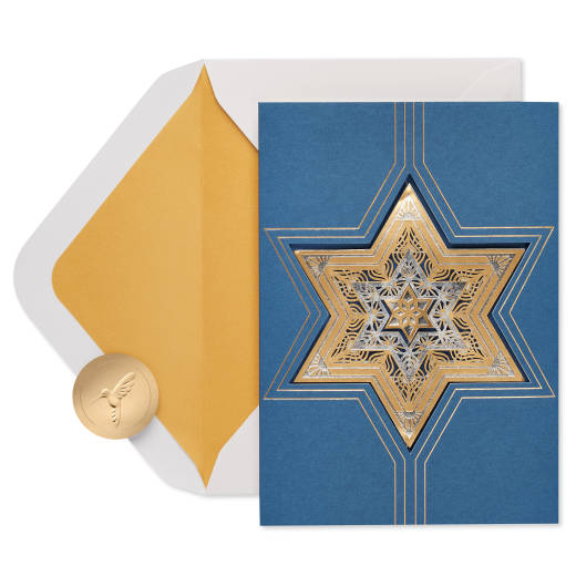 Happiness and Light Hanukkah Greeting Card