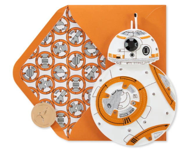 BB8 Birthday Greeting Card