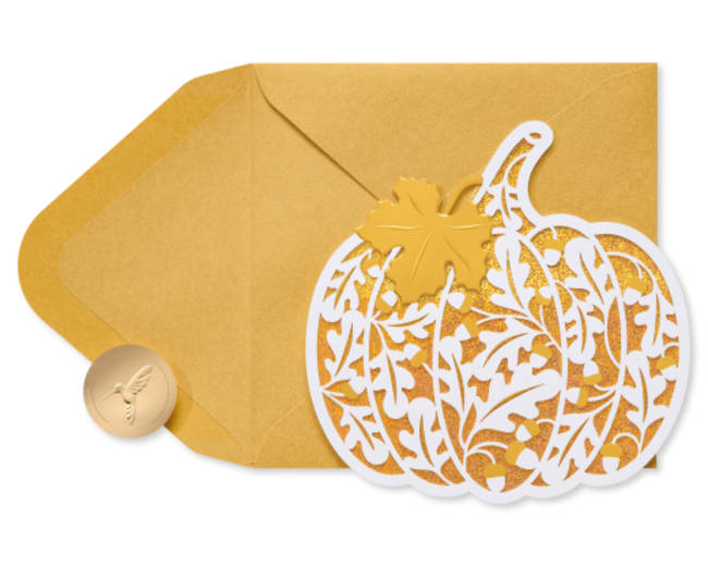 Pumpkin Thanksgiving Greeting Card