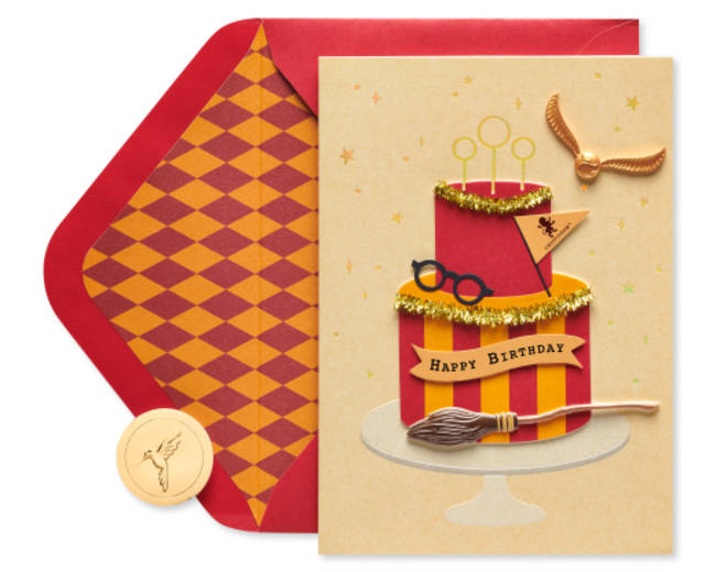 Harry Potter Cake Birthday Greeting Card