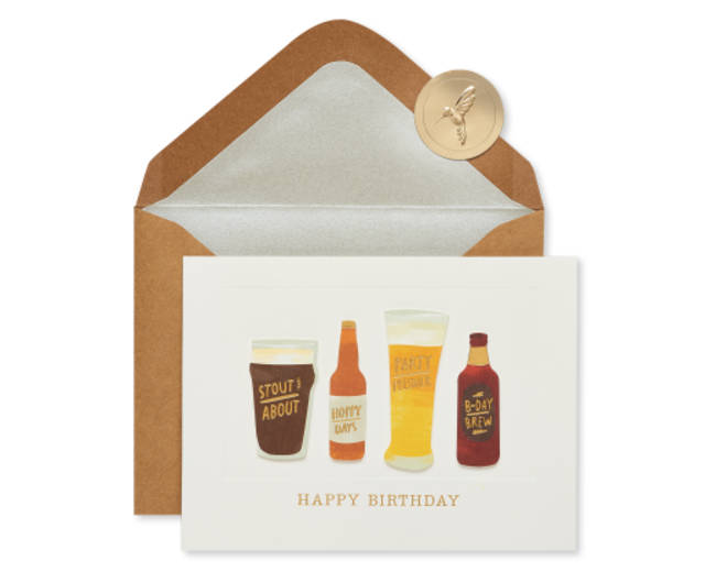 Craft Beer Birthday Greeting Card