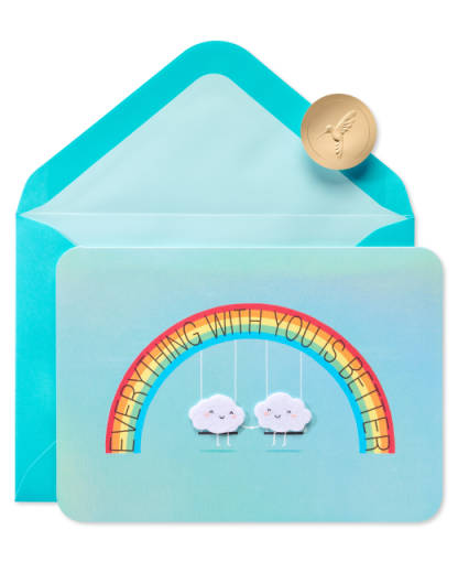 Rainbows Anniversary Greeting Card