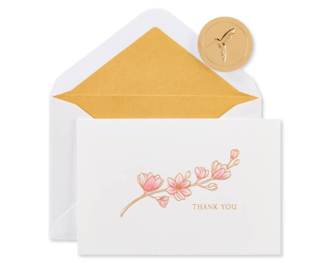 Magnolia Boxed Blank Note Cards with Envelopes 16-Count