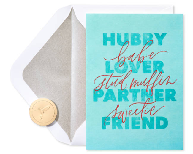 So Lucky Anniversary Greeting Card for Husband