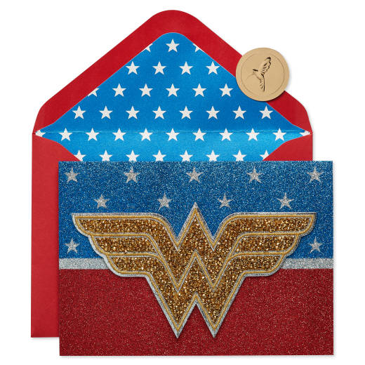 Wonder Woman Birthday Greeting Card