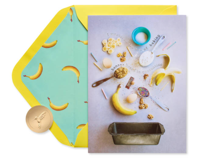 Banana Bread Quarantine Birthday Greeting Card