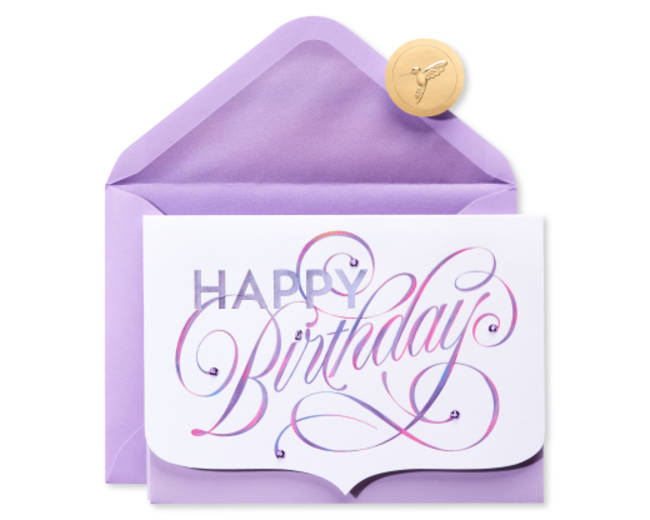 Elegant Happy Birthday Birthday Greeting Card