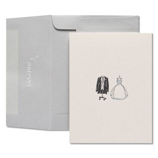 Wedding Outfits Wedding Greeting Card