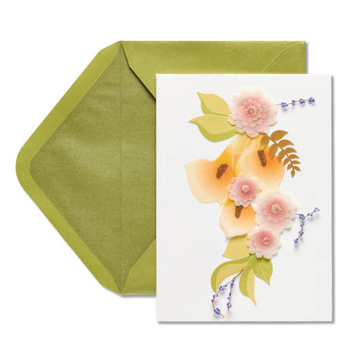 Calla Lily Birthday Greeting Card