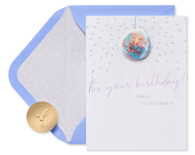 Shake It Don't Break It Funny Birthday Greeting Card