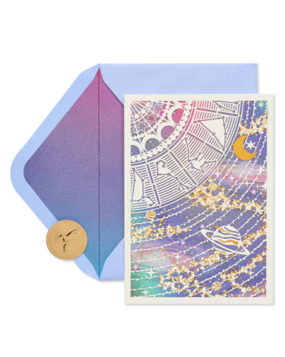 Constellation Friendship Blank Greeting Card