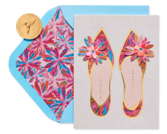 Limited Edition Shoes Birthday Greeting Card