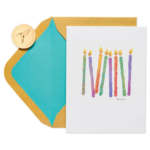 Candles Birthday Greeting Card- Designed by Bella Pilar