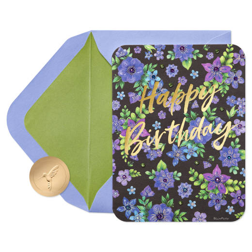 Beautiful Day Birthday Greeting Card - Designed by Bella Pilar Image