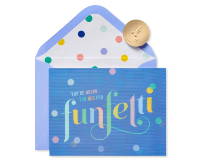 Funfetti Happy Birthday Greeting Card