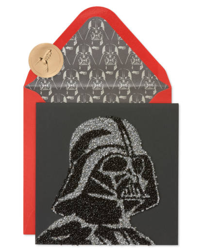 Darth Vader Star Wars Birthday Greeting Card