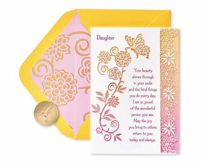 So Proud Birthday Greeting Card for Daughter