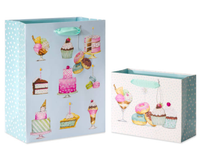 Desserts Gift Bags, 2 Bags - Designed by Bella Pilar