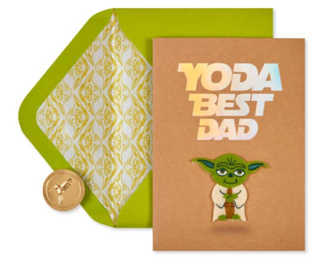 Yoda Father's Day Greeting Card