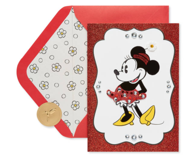 Minnie Mouse Birthday Greeting Card