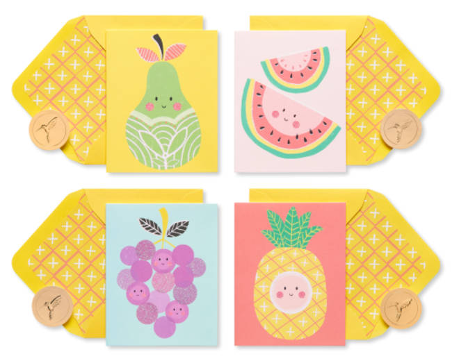 Fruits Boxed Cards and Envelopes 20-Count