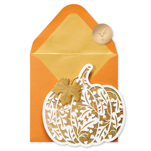 Pumpkin Thanksgiving Greeting Card