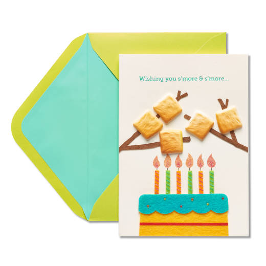 S'more and S'more Birthday Greeting Card