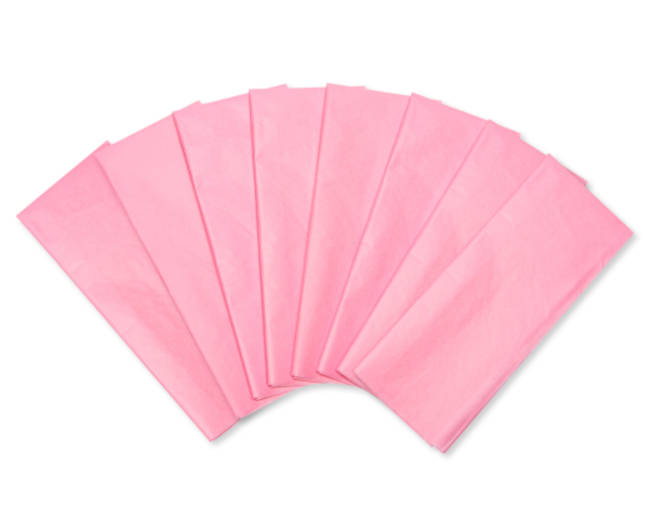 Light Pink Tissue Paper 8-Sheets