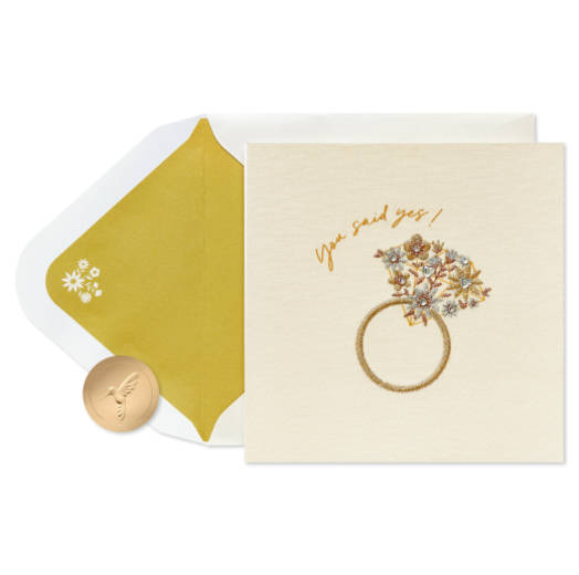 So Excited for You! Engagement Greeting Card