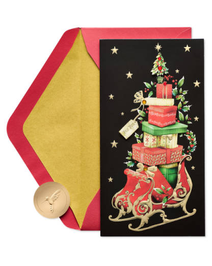 Wonderful Celebration Christmas Greeting Card