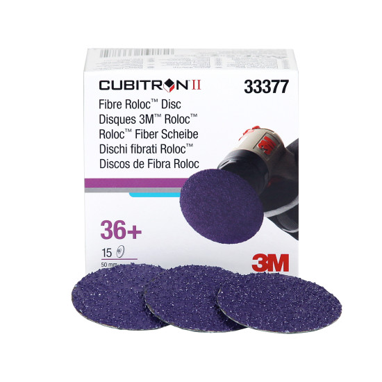 50mm x 36+ 3M Cubitron II Roloc Discs 786C