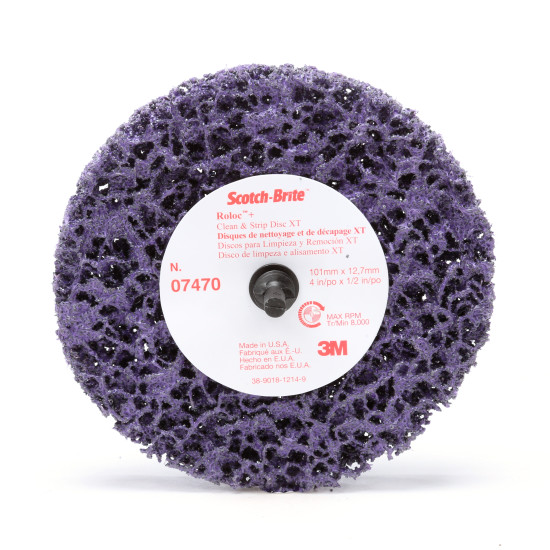 180x22mm Scotch-Brite Clean and Strip XT-DC Black Disc