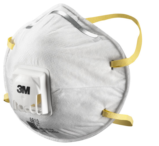 box10 3M Cupped Particulate Respirator, P1 valved