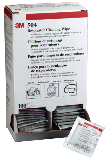 (box100) 3M Respirator Cleaning Wipes