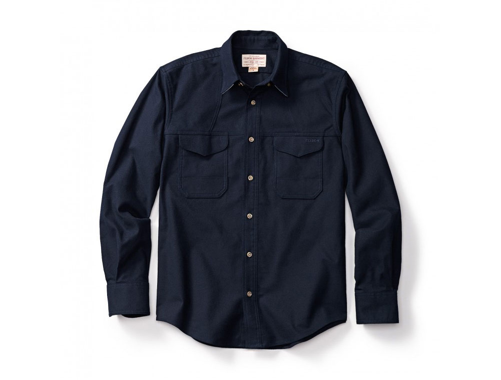Filson Hunting Shirt Flannel Navy 2XL 10497