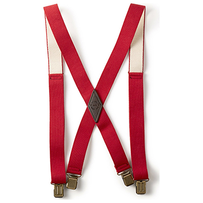 Filson Regular Red Clip Suspenders 30080