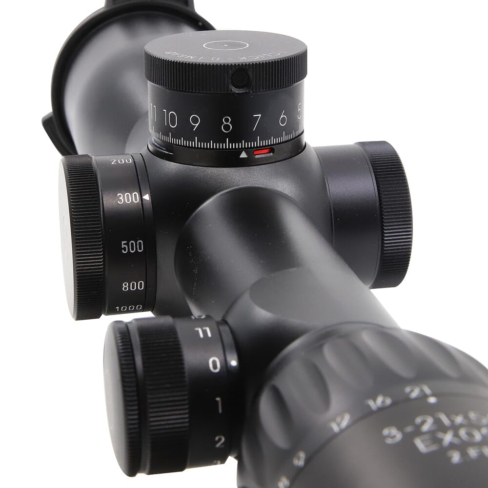 Schmidt Bender 3-21x50mm Exos LP 2.BE D7 1cm ccw ST II LT/ST Riflescope 757-911-75D-L1-E8