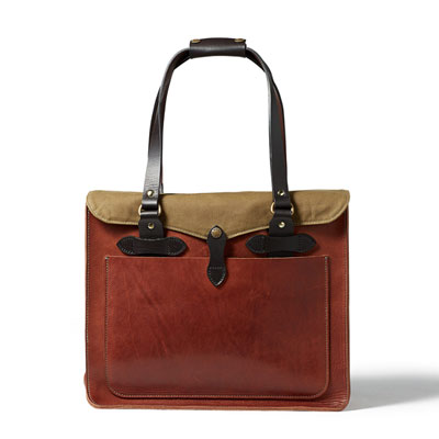 Filson Leather Tote Cognac 70127211135