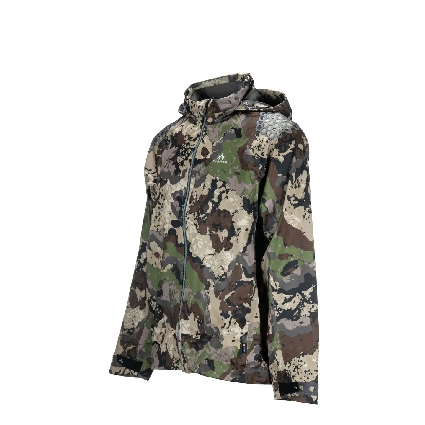 Pnuma Outdoors 3L Rain Jacket Caza Veil Camo L P920CL