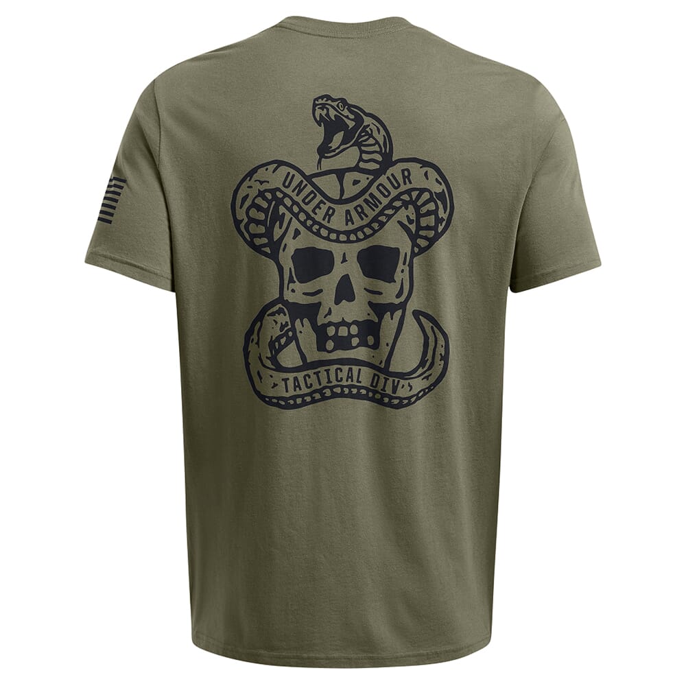 Under Armour Tactical Division Short Sleeve Shirt Marine OD Green XXL 1386724-390006