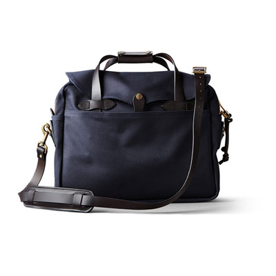 Filson Navy Large Briefcase Computer Case FIL-70257-NA