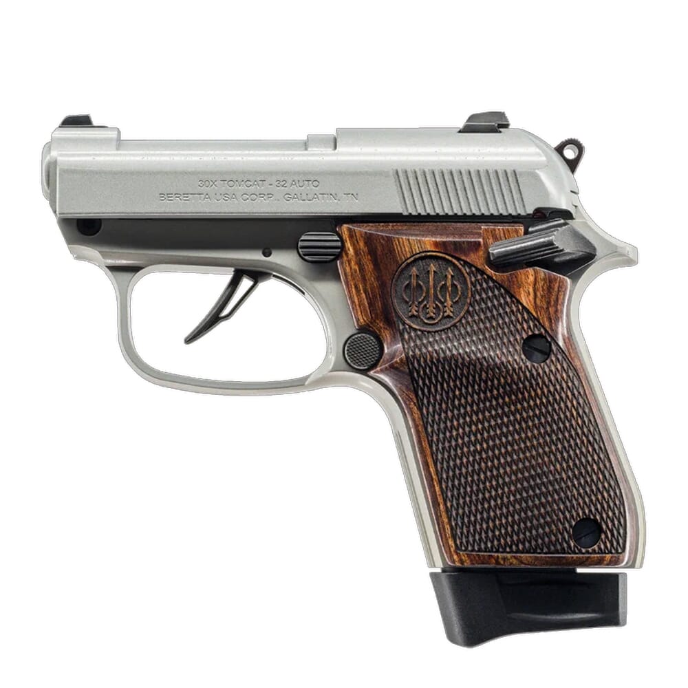 Beretta 30X Tomcat Just In Case .32 ACP 2.9" Bbl Stainless Steel Pistol w/Walnut Grips J30X32R8IN