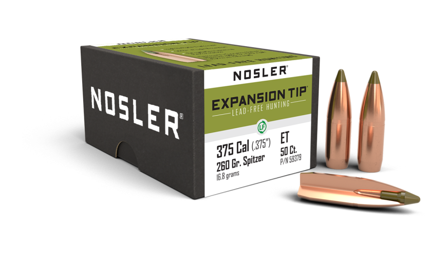 Nosler E-Tip ET - 375 260g SP BAND .725 (50ct, M/P of 3) Bullets 59379