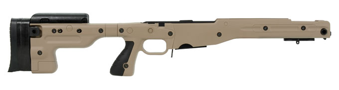 AICS AT M700 1.5 .223 Pale Brown Stock 26708PB