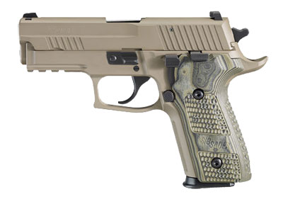 SCORPION, Elite, Flat Dark Earth Finish, Beavertail, SRT, SLITE, Hogue Extreme G10 Grips E29R-9-SCPN