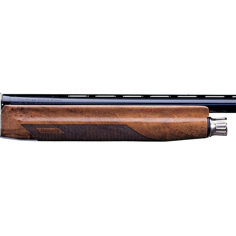Bennelli Montefeltro Silver AA-Grade satin walnut, Nickel/blue, Etched game scenes 28" 10850